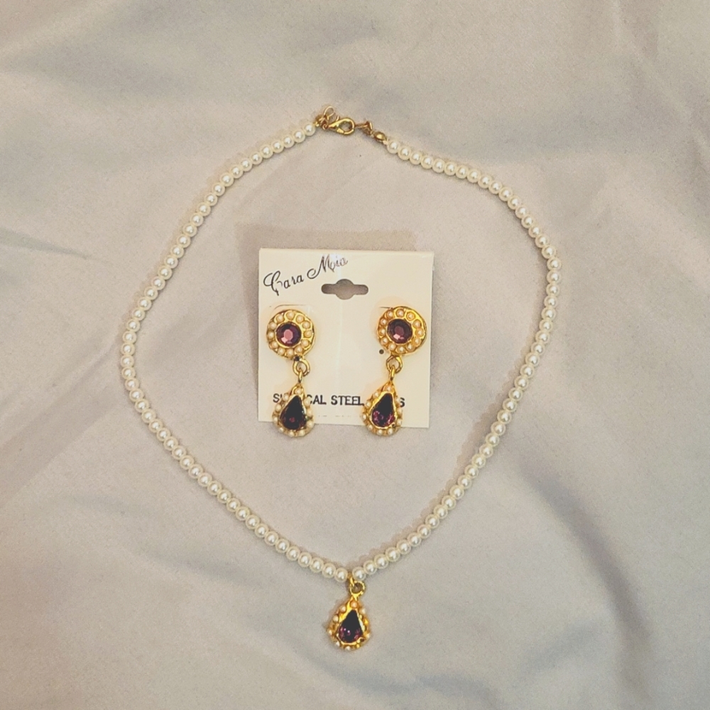 Pearl jewelry set